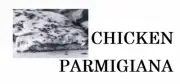 Chicken Parmigiana, Label, Commercial, Food, B/W, Meat Takeaway, Asian, Indian