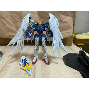 鋼彈W MG 1/100 WING GUNDAM ZERO EW Ver. Ka 飛翼零式鋼彈 天使鋼彈卡版(已組品)