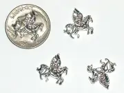 1pc miniature dollhouse tiny little fairy magic Pegasus floating flat back 12mm