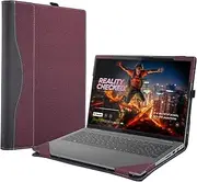 Laptop Case Cover for Lenovo 16" Yoga 7i 2-in-1 for Yoga 7 16IML9 Gen 7/8 / 9 [Do Check Model] Notebook Sleeve Computer Bag Protective PU Shell Accessories with Heat Dissipation Hole (red Wine)