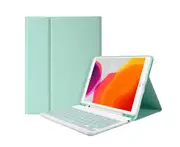 Keyboard Case for iPad with Wireless Bluetooth Numeric Keypad - Green