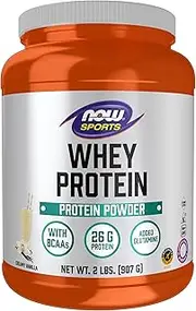 Now Foods Whey Protein, Natural Vanilla, 2 lbs