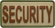 uuKen OCP Security Patch 2x4 inch Forces Officer Department with Hook Back for Cosplay Tactical Vest Uniforms(Camo, S 4"x2")