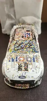 2022 KEVIN HARVICK #4 AUTOGRAPHED RICHMOND WIN RACED VERSION 1/24TH NASCAR