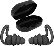 Swimming Ear Plugs for Adults | Silicone Swim Earplugs - Noise Reduction Ear Protection for Pool Beach Surfing Snorkeling Kayaking Canoeing