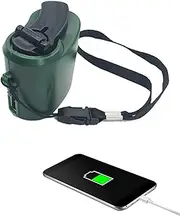 Manual Hand Charger - Portable Hand-Cranked Charger, Eco Friiendly Hand Charger | Portable Hand Generator with USB, Compact emergeency Hand Charger for Traveling Hiking Camping