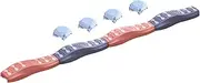 Children Sensory Balance Beam,Sensor Training Board Set | Enhanced Stability Texture Design Pad For Boys And Girls Indoor Use