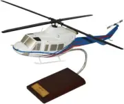 Bell 412 Huey Desk Top Display Utility 4 Blade Chopper Helicopter 1/32 SC Model