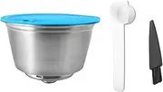 Daseeme Refillable Coffee Capsules Stainless Steel Coffee Maker Pod Cup 0.35oz Capacity for Dolce Gusto EDG466 EDG606 EDG305 Mini Me EDG626 Coffee Machine