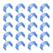 100pcs Bobbin Holder Plastic Bobbin Clamps for Sewing Machines, Blue