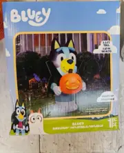 Gemmy 3.5ft Tall Bluey in Vampire Costume Halloween Inflatable