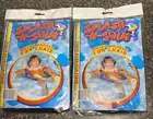 Lot of 2 Black Mesh Floating Pool Chair Noodle Slings Splash-N-Swim
