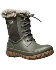 Bogs Arcata Tonal Camo Women's Casual Boots, Dark Green, W7