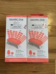 2 Pack Dashing Diva -. Glaze LED Semi-Cure Mani/Pedi GZK19 Vitamin C