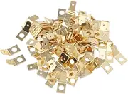 100PCS Non Insulated Solderless Disconnect Adapters, 4.2mm Diameter, for Terminal Blocks, Circuit Boards with Wire Crimping