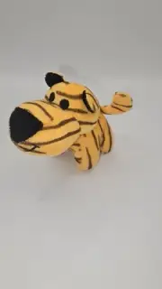 NWT HARTZ JUNGLE PLUSH TINY DOG DOG TOY TIGER WITH SQUEAKER