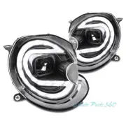 Fit 07-13 Mini Cooper SwitchBack LED Tube Halogen Projector Headlight Lamp Black (for: Mini)