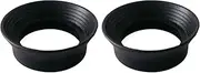 A Pair of Binoculars Rubber Eye Cups Eye Guards Caps AER232 ID 30MM Suit for 28mm - 32mm Microscope Eyepiece Telescopes Eyecups with Free 1.25" Eyepiece Dust Cap and Dust Plug