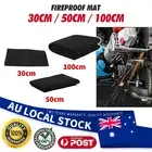 Fireproof Heat Mat Floor Protective Mat Flame-Proof Resistant BBQ 100x 100cm NEW