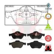 Front Axle Brake Pad Set, Disc Brake Suit RENAULT Clio 2.0 16V Sport CLIO III