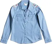 [Roxy] Big Girls' Water Priorities Long Sleeve Button up Shirt