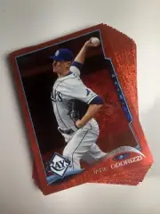 2014 Topps Red Foil Sparkle Chad Bettis Rockies RC 290