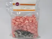 Bulk VTG Zim's Light Pink E-Type 17mm Oval Plastic Animal Nose Craft Doll Toy