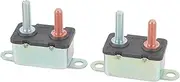 Auto Reset Circuit Breaker, High Sensitivity 12V 24V Stud Bolt Circuit Breaker for Trucks Off Road Vehicles Yachts ATVs RVs Ships (50A)