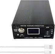 Roarrter ATU-100 Antenna Tuner for Ham Radio 1.8-55MHz Automatic Antenna Tuner by N7DDC 100W Open Source Shortwave with Battery Easy to Use