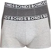 [Generic] 20 X Mens Everyday Faves Trunks Grey/Charcoal Underwear