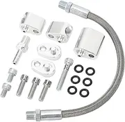 LS Steam Port Kit:Rugged and Stable Coolant Crossover Hose Kit with Anti Aging Throttle Body Bypass for LS Series Engines,Dependable Port Assembly