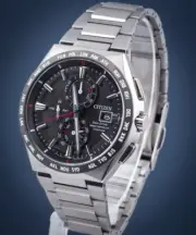 Citizen Titanium Radio Controlled Black Dial Sapphire Crystal Watch AT8234-85E