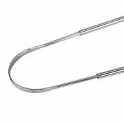 Stainless Steel Tongue Scraper Cleaner Bad Breath Sweeper Oral Fresher Hygiene