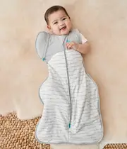[Swaddle Up™ Transition Bag] White Dreamer •Quilted Cotton