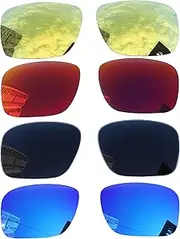 [Acefrog] 4 Pairs Polarized Replacement Lenses for Oakley Holbrook OO9102 Sunglasses, Perfectly Fit, Anti-scratch, Shatterproof, Value Pack