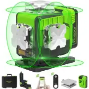 Professional 12V 4x360 Laser Level Self leveling, 4D Green Cross Line Laser w...