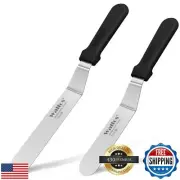 Walfos Icing Spatulas, Stainless Steel Cake Spatula with Sturdy and Durable H