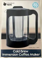 NEW Madison York Cold Brew Immersion Coffee Maker