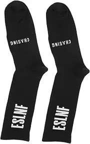 [Anneome] Breathable Hiking Socks for Men Cycling Socks Odor Control Short Soccer Socks Running Compression Socks Men Black