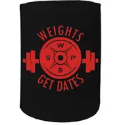Stubby Holder - Swps Weights Gets Dates Gym Bodybuilding - Funny Novelty Birthday Gift Joke