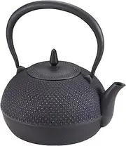 Ikenaga Ironwork Nambu Ironware Iron Kettle, Made in Japan, 0.4 gal (1.2 L), Compatible with Induction and Gas Stoves, Tea Container, Iron Supplement, Ink