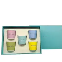 在飛比找Yahoo奇摩購物中心優惠-TIFFANY 最新限量款骨瓷彩虹杯(一套五個)