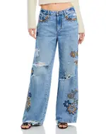 Driftwood Marlena Distressed X Copper Magnolia Jeans in Light Wash
