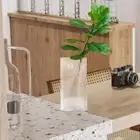 Greenery Faux Leaves Artificial Ficus Branch Fake Plant Floral Arrangement