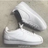 在飛比找蝦皮購物優惠-【TOP】Nike Cortez Leather 全白 小白