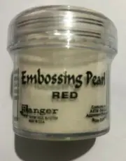 Ranger Embossing Pearls Powder 1oz - Red Pearl