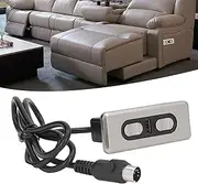 5 Button Electric Sofa Remote, Recliner Lift Controller, Dual Motor 12V/29V Lift Chair Control Switch, with USB Charging Port, for Bedroom, Living Room, Office
