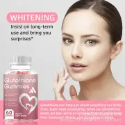 Glutathione Skin Whitening Gummies Anti-Aging, Detoxification,Protect the liver