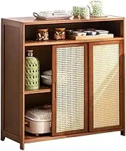 Storage Cabinet with Sliding Doors, Narrow Food Pantry Cabinet, with Storage Buffet Cabinet for Living Room Hallway Kitchen