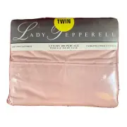 Vintage Lady Pepperell Rose Twin Flat Sheet Westpoint Stevens NOS